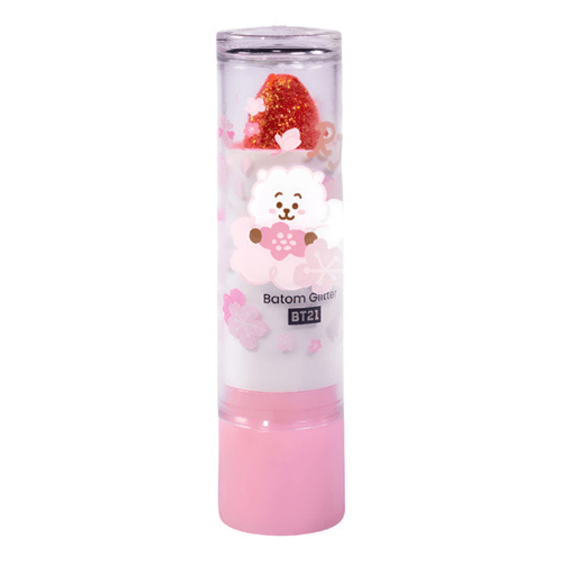 Batom-Liquido-Glitter-Bt21-Flowers