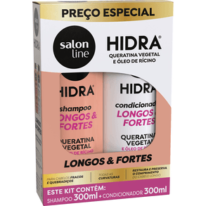 Kit Hidratante De Queratina E Óleo De Rícino
