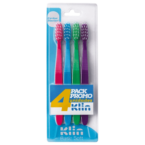 Conjunto Escovas De Dente Boni Klin Basic Soft