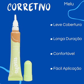 Corretivo Líquido Melu Alta Cobertura