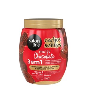 Creme De Pentear Multy Chocolate Cachos Dos Sonhos