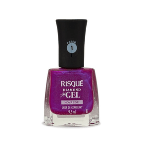 Esmalte Risqué Gel Mix & Drinks Licor De Cranberry