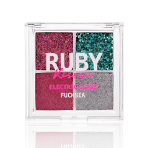 Paleta De Sombras Kiss Rk Glitter Fúcsia