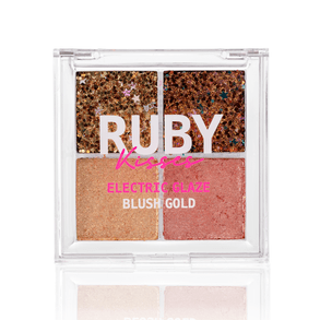 Paleta De Sombras Kiss Rk Glitter Blush Gold
