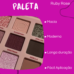 Paleta De Sombras Ruby Rose Cosmic Mist