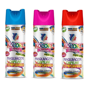 Spray Kolore Tinta Vermelha Para Cabelo