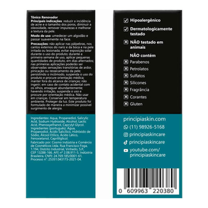 Tônico Facial Principia Com Ácido Lático