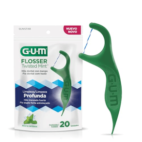 Fio Dental Gum Flossers Twist Mint