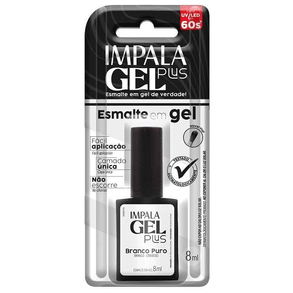 Esmalte Impala Gel Plus Branco Puro