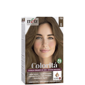 Tintura Itely Colorita Louro Médio 7.0