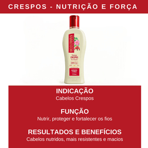 Shampoo Bio Extratos Para Cabelos Crespos