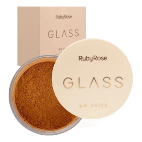 Pó Solto Ruby Rose Glass