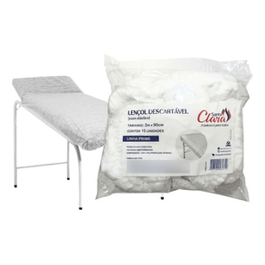 Lençol Branco Santa Clara Com Elástico