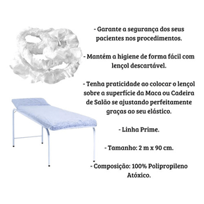 Lençol Branco Santa Clara Com Elástico