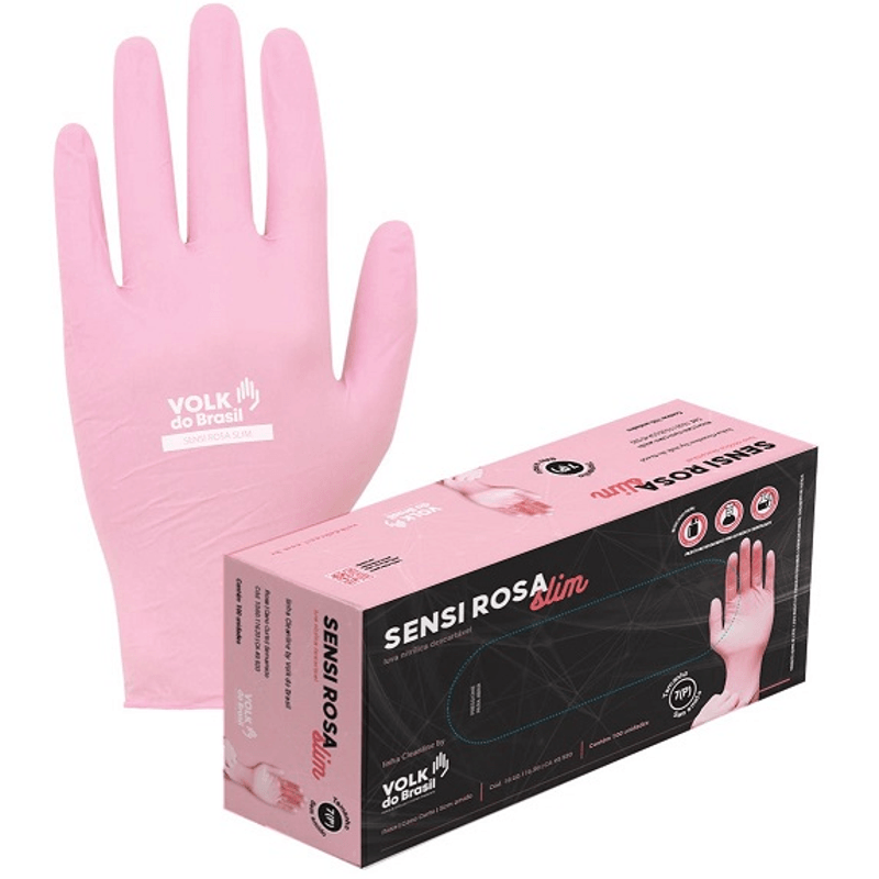 Luva-Volk-Sensi-Slim-Rosa