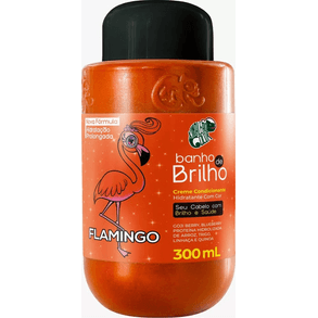 Máscara Kamaleão Banho De Brilho Flamingo