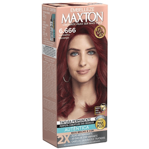 Tintura Maxton Prática Vermelho Morango