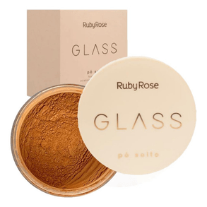 Pó Solto Ruby Rose Glass