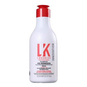 Shampoo Lokenzzi Pós Progressiva 320ml – Hidratação Intensa