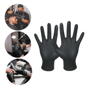Luva Volk Sensi Black Com 10 Unidades