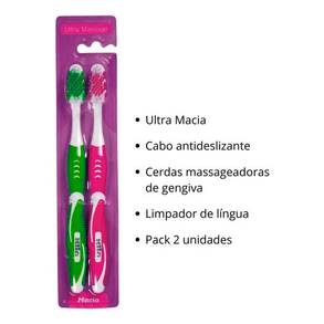 Conjunto De Escova De Dente Marco Boni Ultra Massage