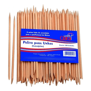Palito De Unha Santa Clara Laranja 100 Unidades – Praticidade E Conforto