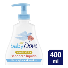 Sabonete Líquido Hidratante Dove Baby 400ml – Protege E Hidrata A Pele Do Bebê