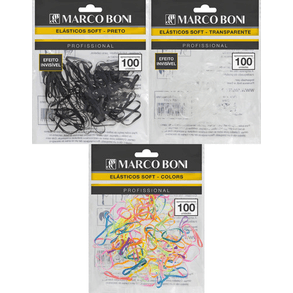 Elástico De Cabelo Boni Soft Preto – Alta Durabilidade