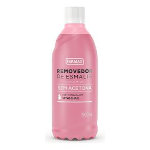 Removedor De Esmalte Farmax Sem Acetona 500ml – Cuidado Suave Para Unhas