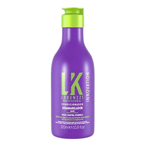 Condicionador Lokenzzi Desamarelador 320ml – Hidratação E Brilho Para Cabelos Loiros
