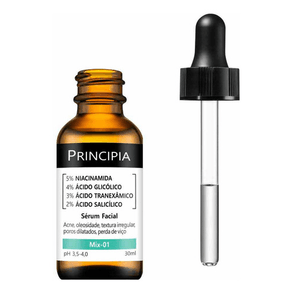 Sérum Facial Principia Niacin + Glicólico + Tranexâmico + Salicílico
