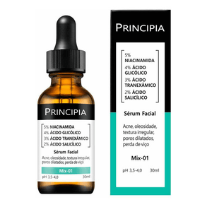 Sérum Facial Principia Niacin + Glicólico + Tranexâmico + Salicílico