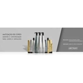 Shampoo Aneethun Blond System 300ml - Cuidado Para Cabelos Louros