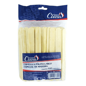 Abaixador De Língua Santa Clara 100 Unidades – Prático Para Consultórios