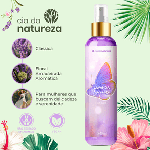 Body Splash Cia Natureza Lavanda Dreams