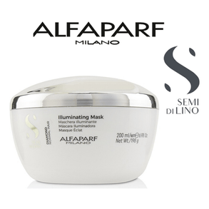 Máscara Capilar Alfaparf Lino Iluminadora 200ml – Brilho Intenso