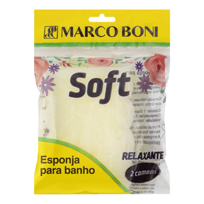 Esponja De Banho Boni Soft Relaxante – Conforto E Maciez