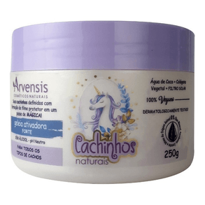 Geleia Cap Arvensis Cachinhos Forte 250g – Fixação Extra Para Cabelos Cacheados