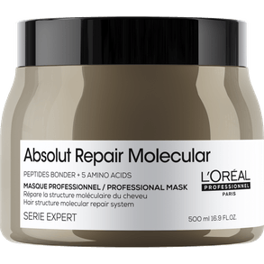 Máscara De Tratamento L'Oréal Professionnel Absolut Repair Molecular 500ml