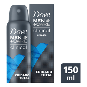 Desodorante Dove Aerosol Clinical Total 150ml – Proteção Eficaz