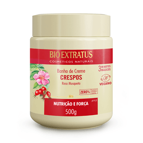 Máscara De Hidratação Bio Extratus Banho De Creme Para Cabelos Crespos