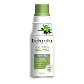 Removedor De Esmalte Beira Alta Zero Acetona Aloe Vera 450ml – Hidratação E Suavidade