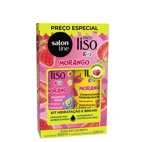 Conjunto Salon Line Meu Liso Kids Morango