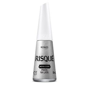 Esmalte Risqué Prata Na Lata